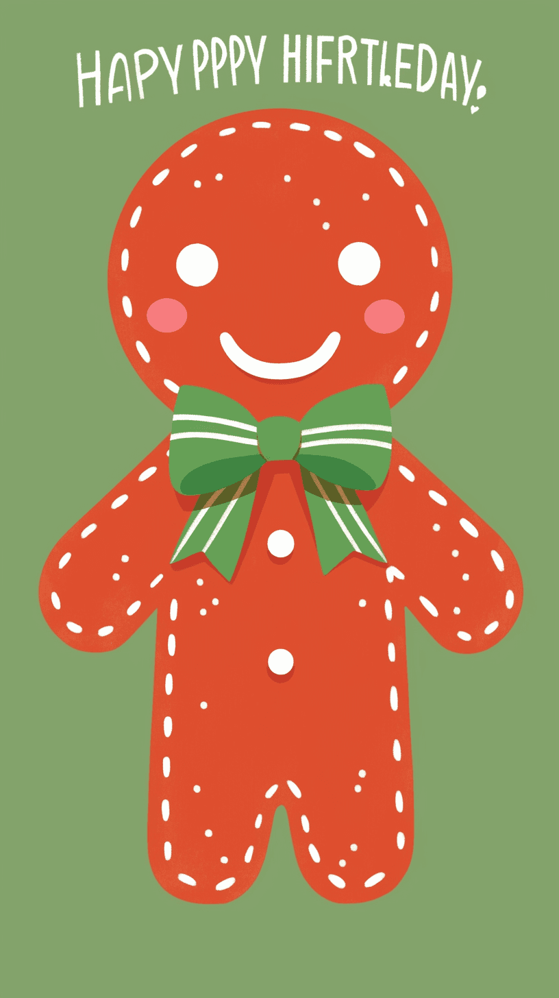Christmas Bear Rush original repeating artwork