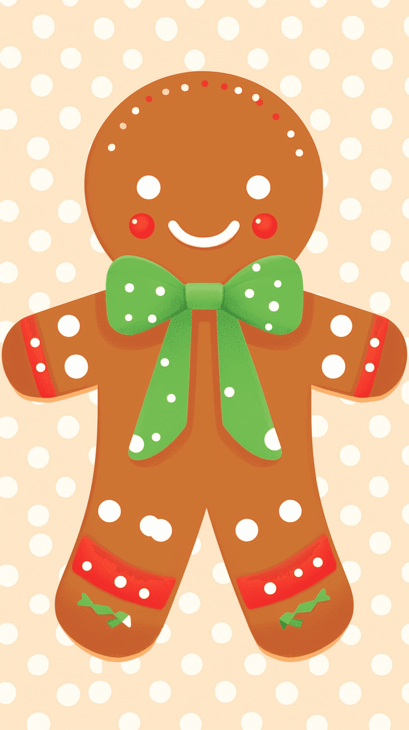 Christmas Bear Echo original repeating artwork