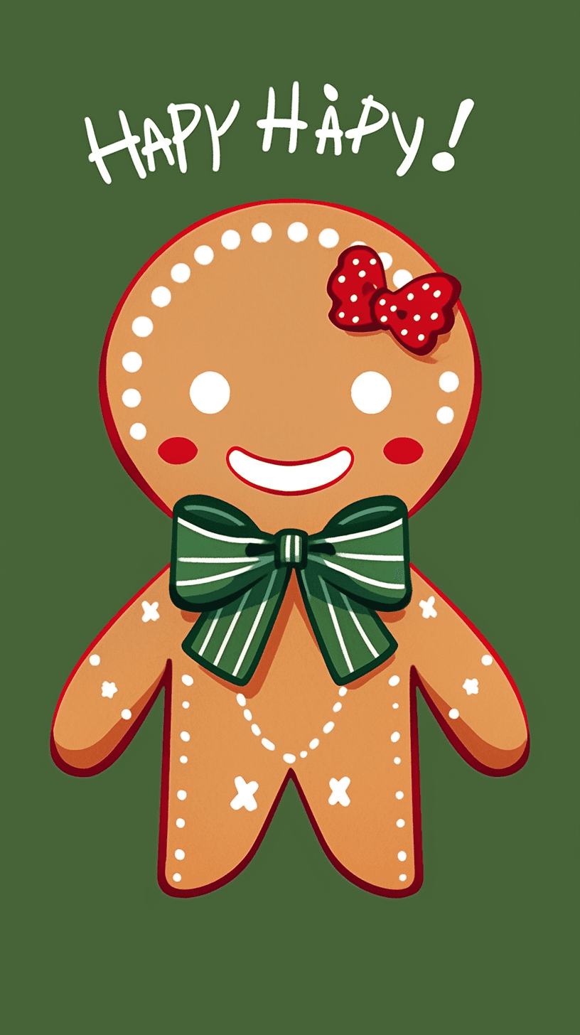 Christmas Bear Tune original repeating artwork