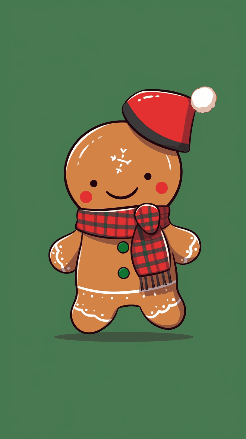 Christmas Bear Beats original repeating artwork