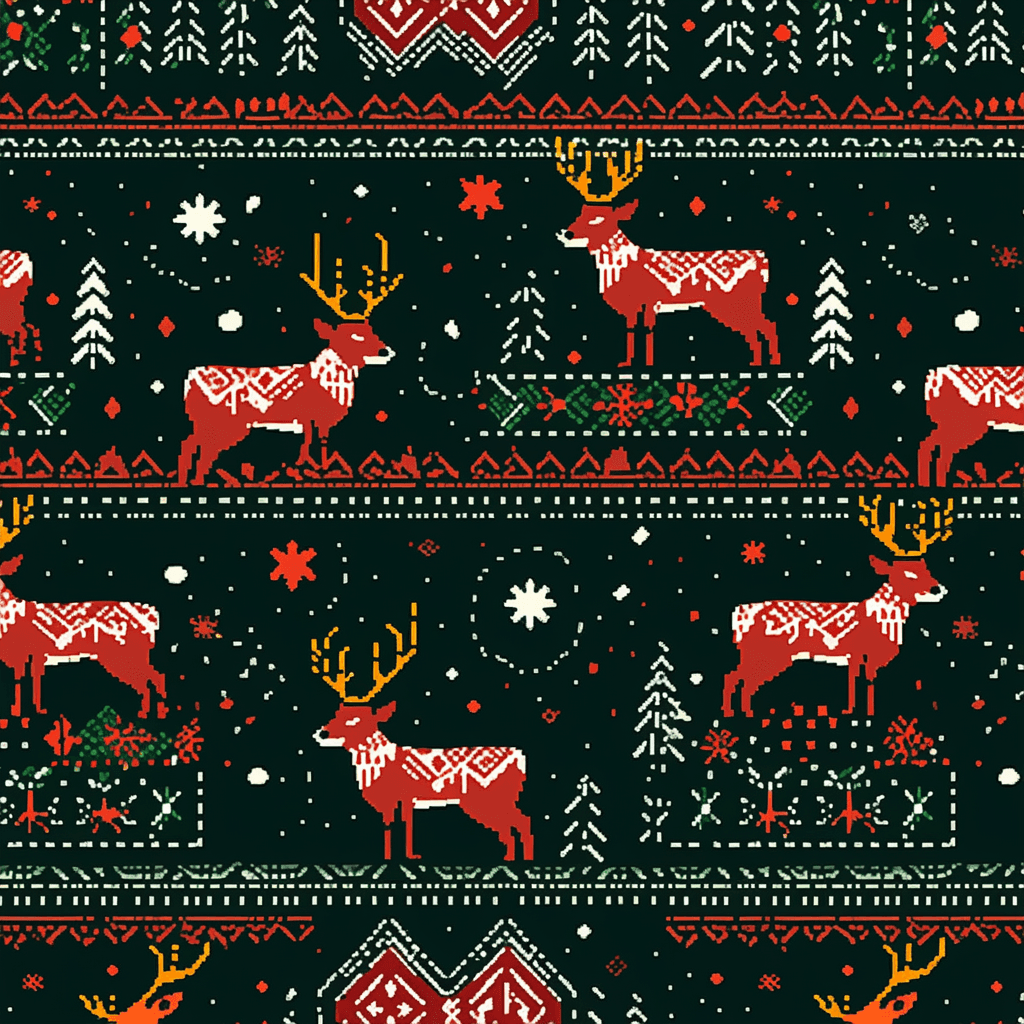 Christmas Design 160 original repeating artwork