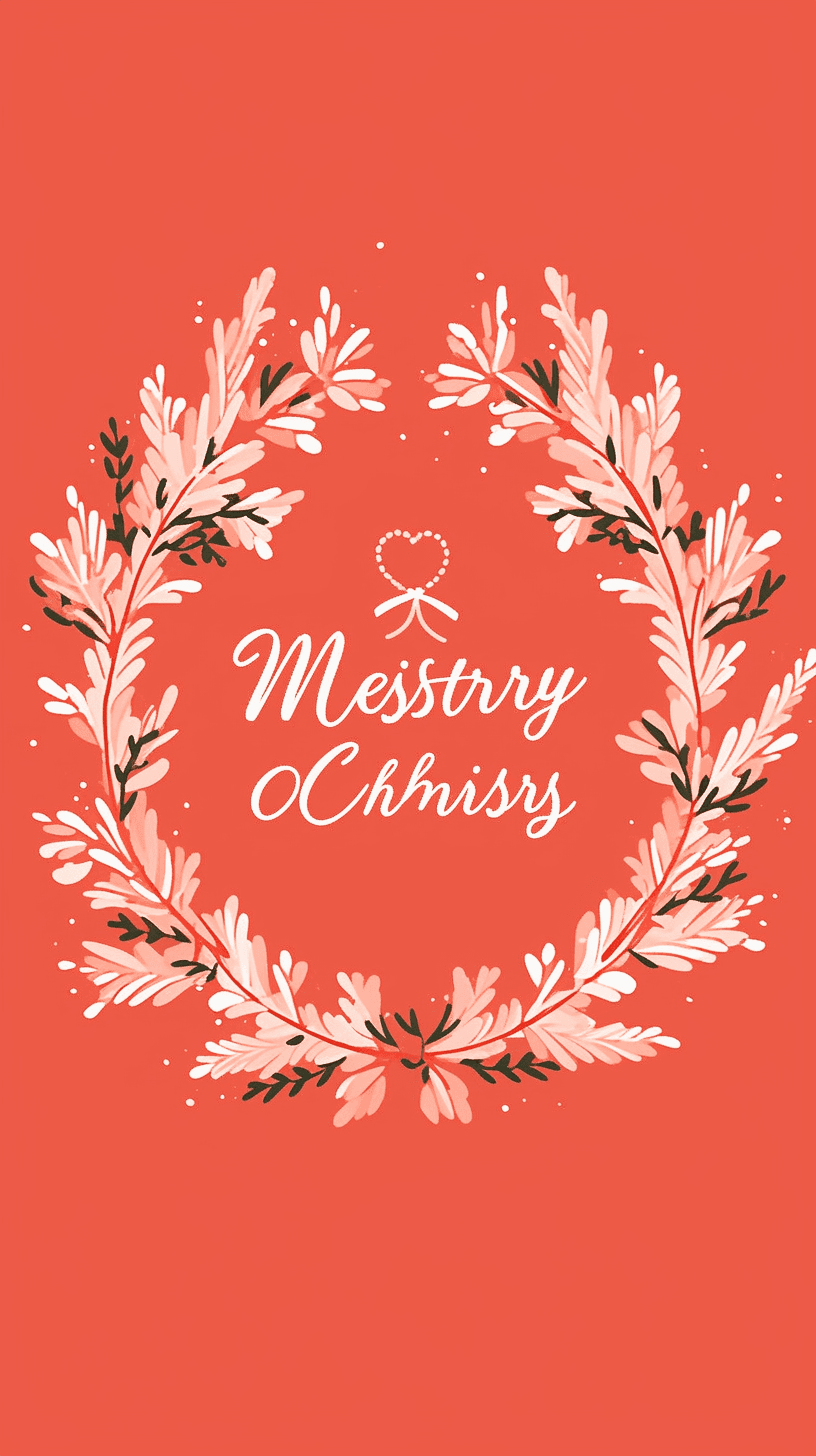 Christmas Wreath 260 original repeating artwork