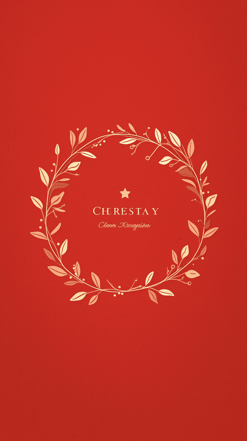 Christmas Wreath 256 original repeating artwork