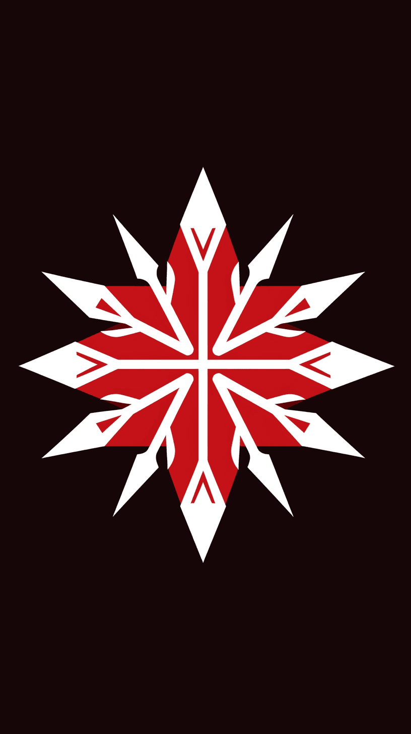 Christmas Snowflake Rush original repeating artwork