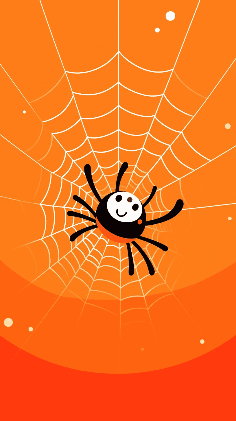 Halloween Spider 005 original repeating artwork