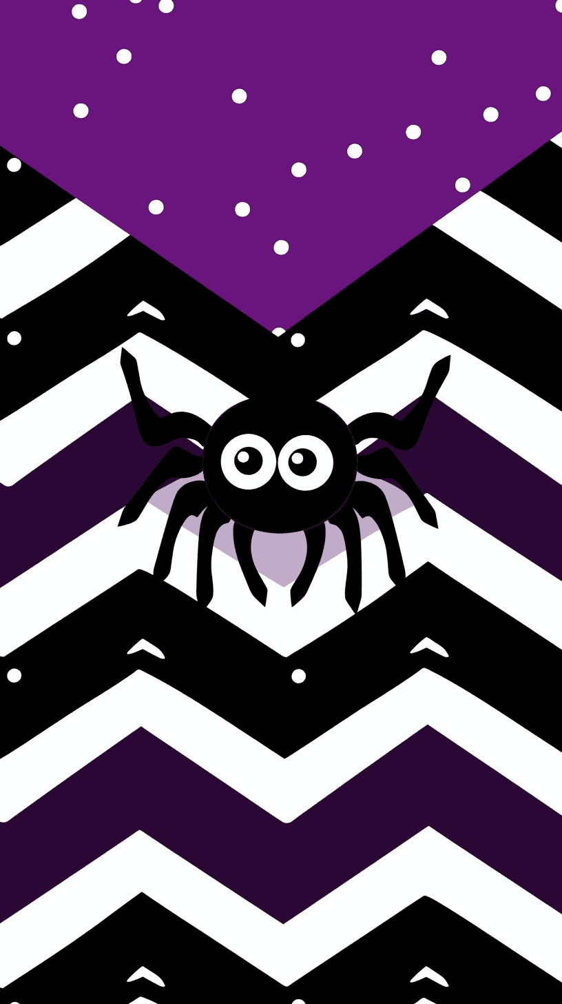 Halloween Spider Squad original repeating artwork