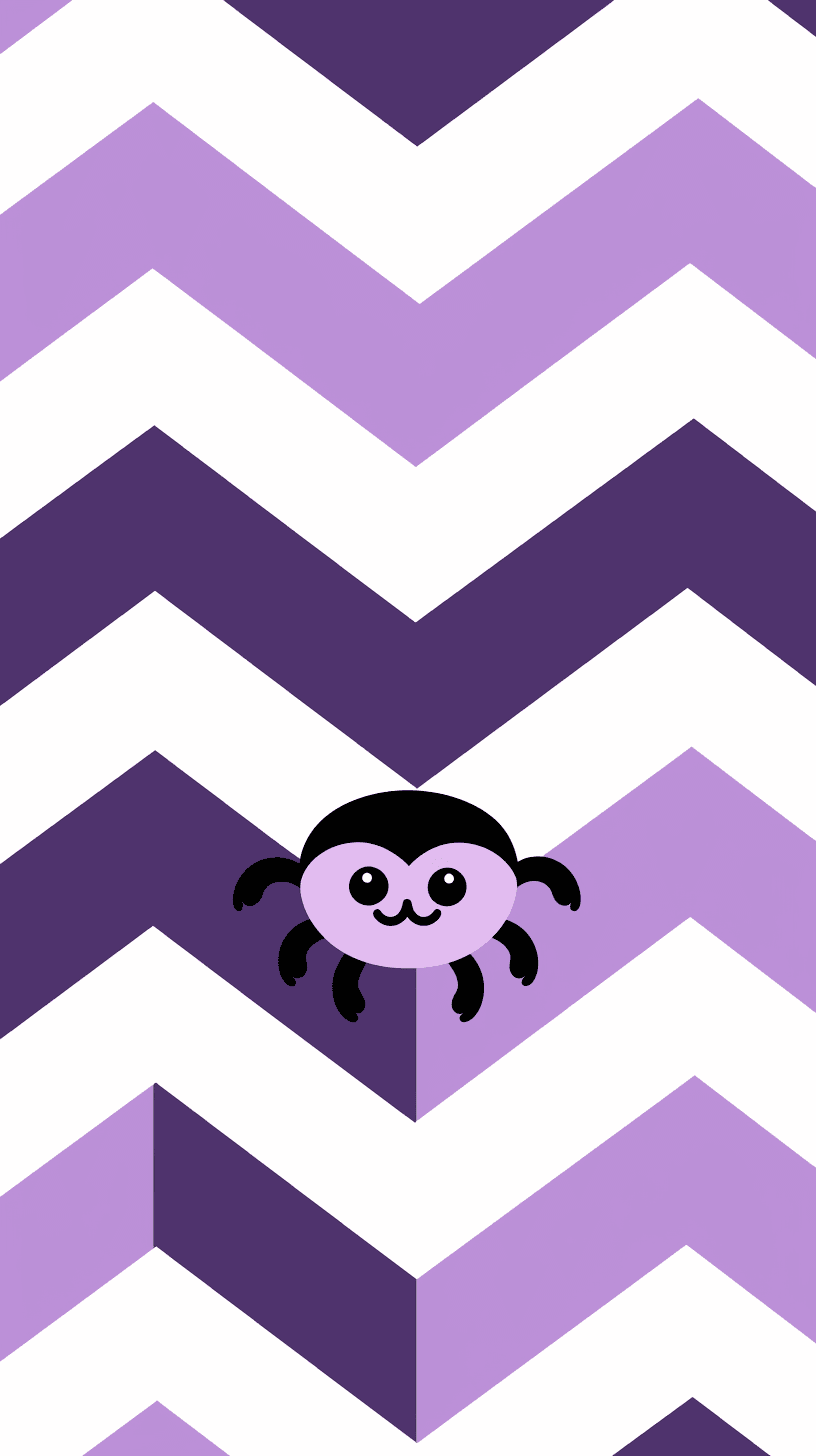 Halloween Spider Pop original repeating artwork