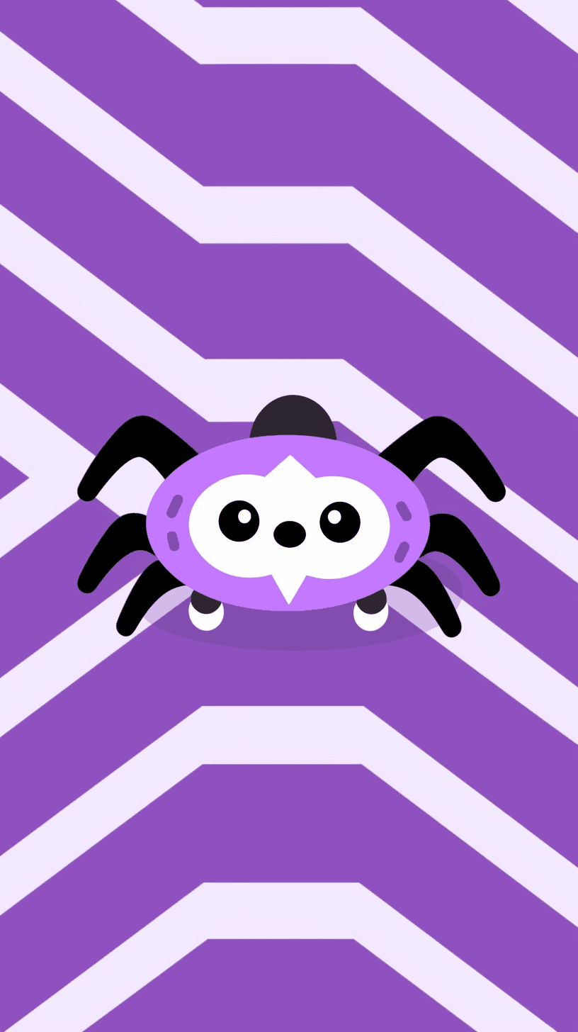 Halloween Spider Jam original repeating artwork