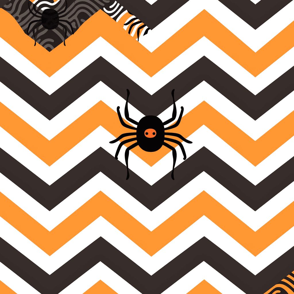 Halloween Spider Groove original repeating artwork
