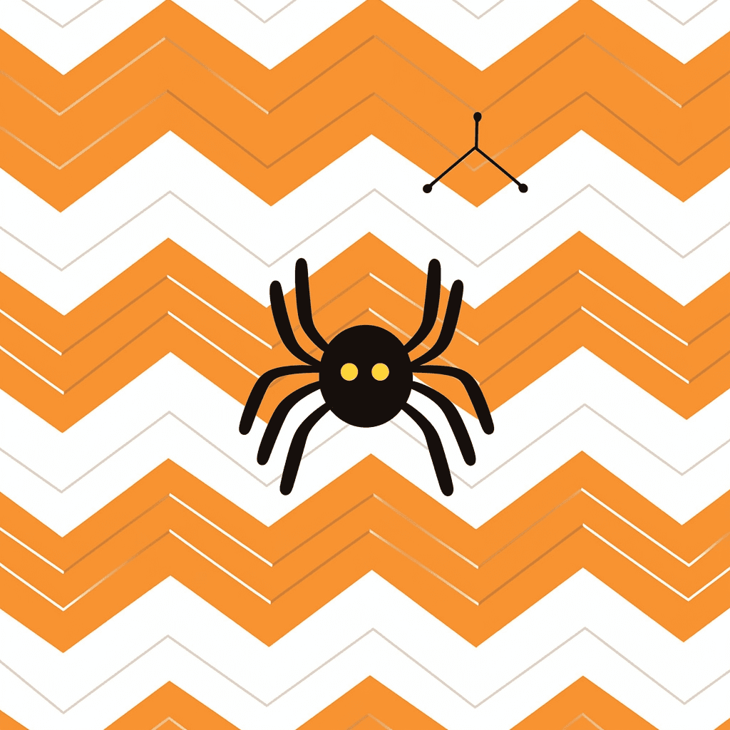 Halloween Spider Echo original repeating artwork