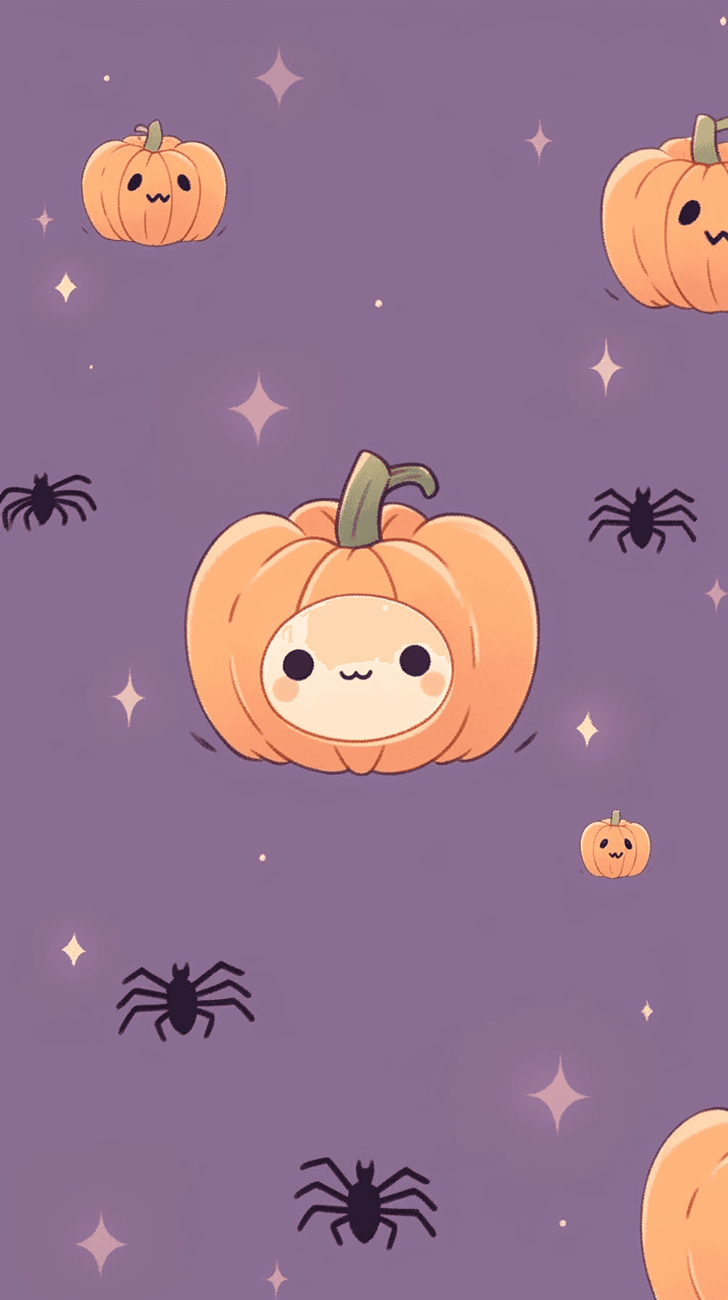 Halloween Pumpkin 070 original repeating artwork