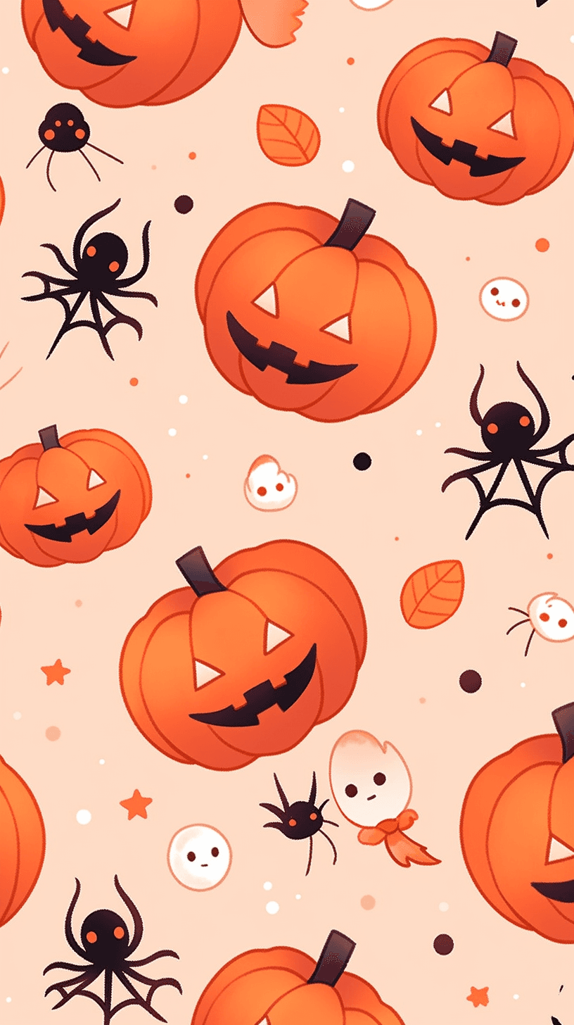 Halloween Pumpkin 196 original repeating artwork