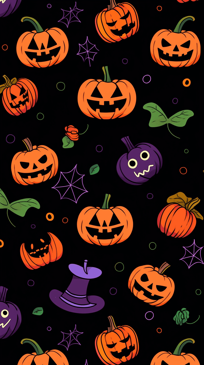 Halloween Pumpkin 192 original repeating artwork