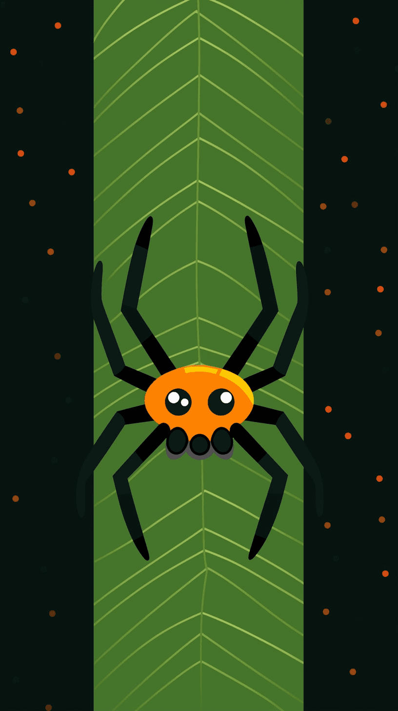 Halloween Spider Beats original repeating artwork
