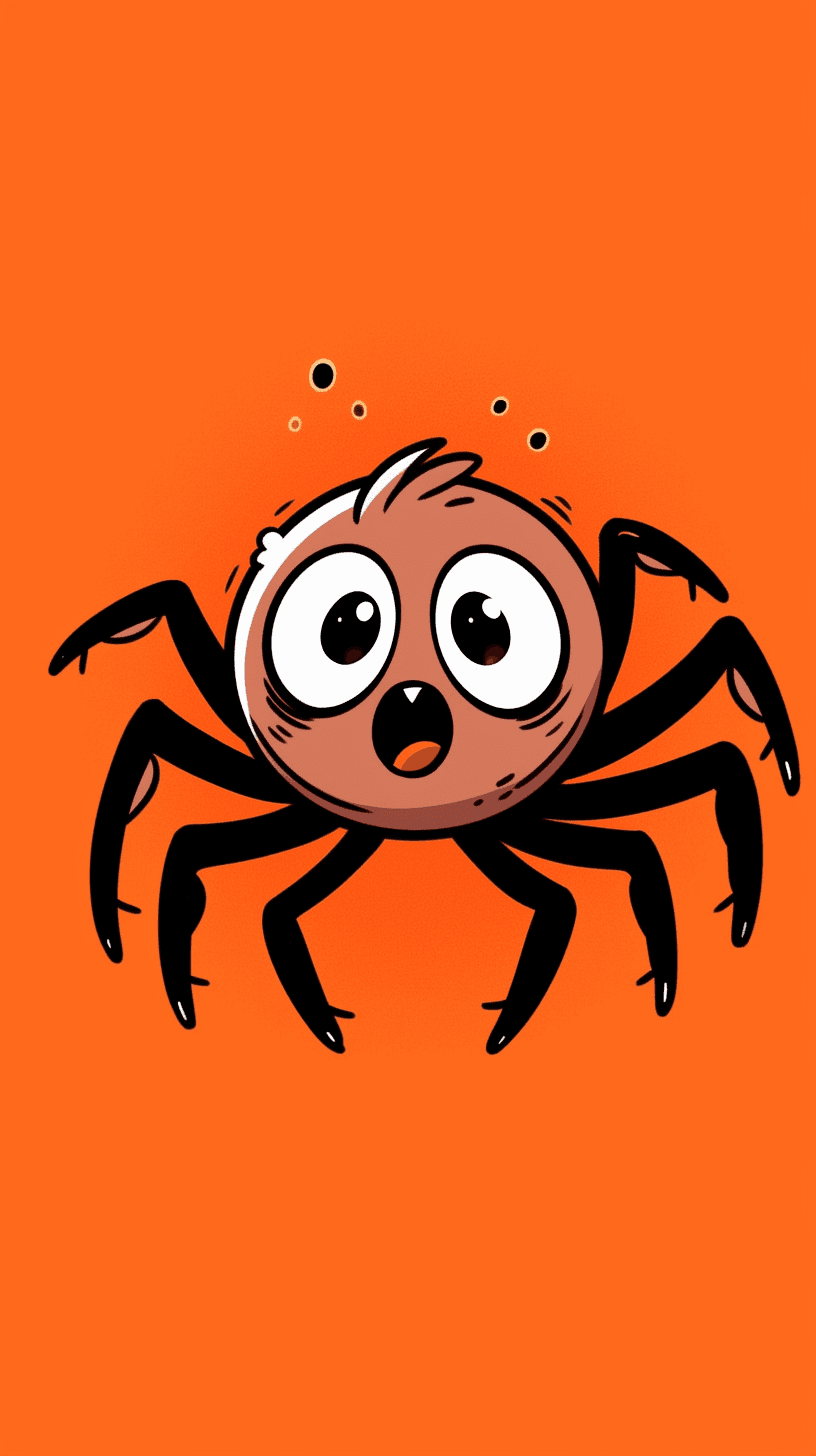 Halloween Spider Crew original repeating artwork