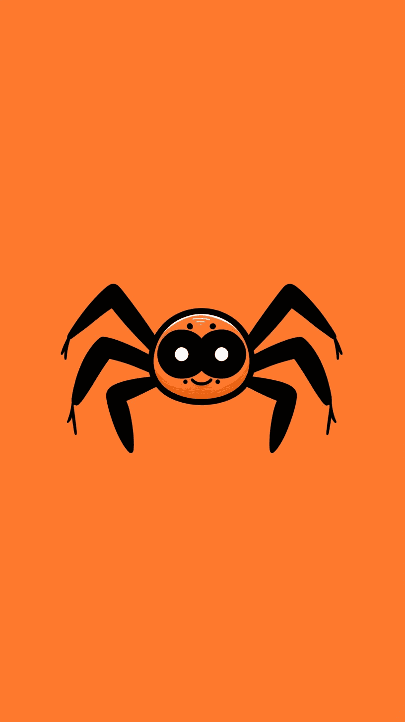 Halloween Spider 006 original repeating artwork