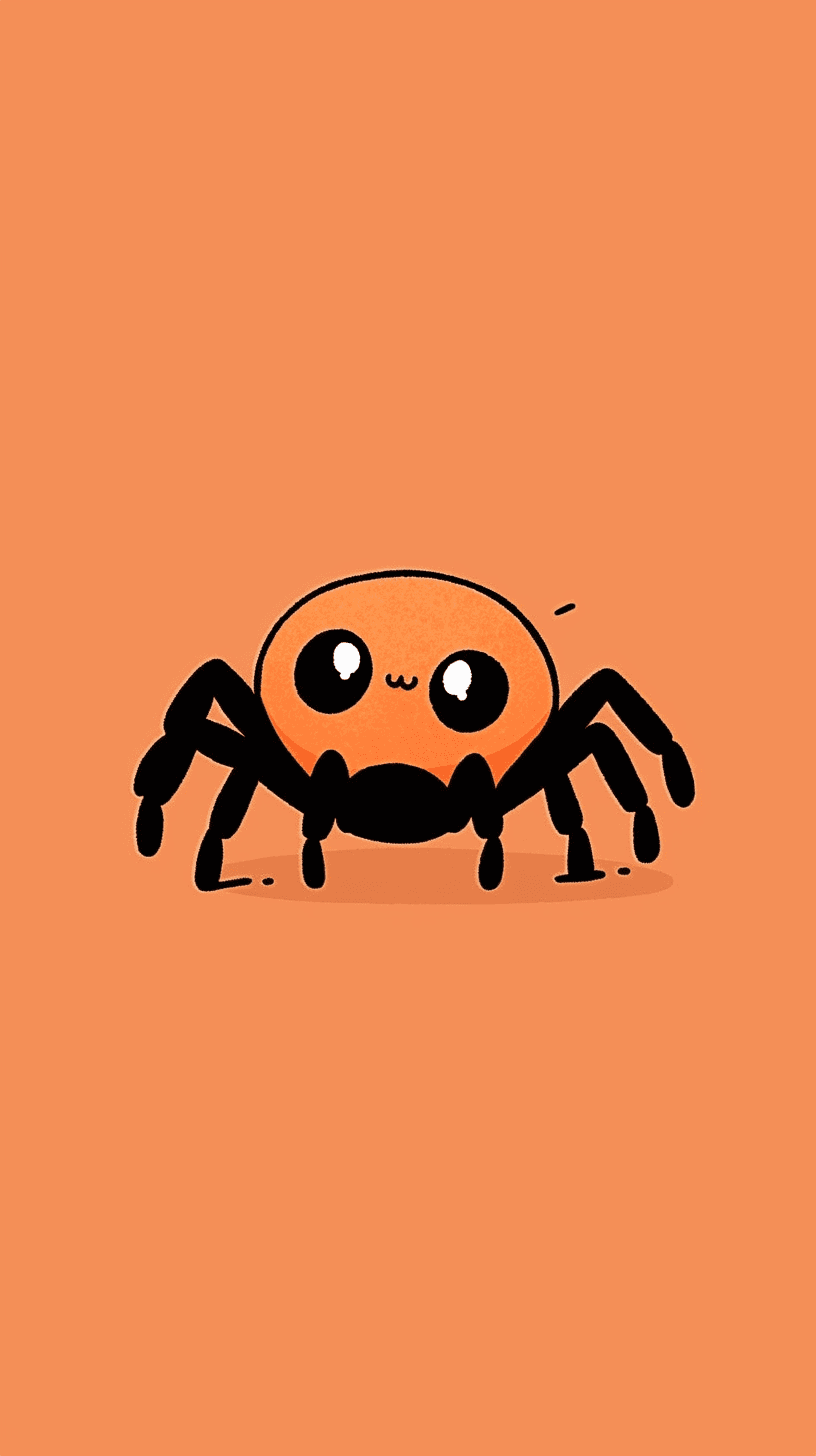 Halloween Spider Show original repeating artwork