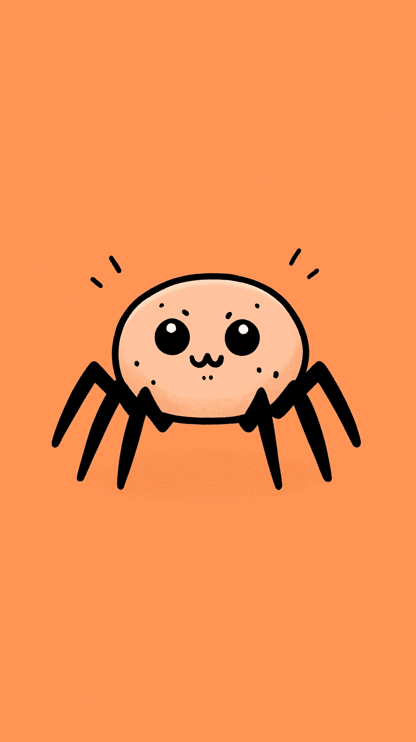 Halloween Spider original repeating artwork