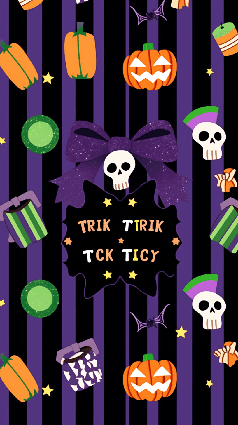 Halloween Buzz original repeating artwork