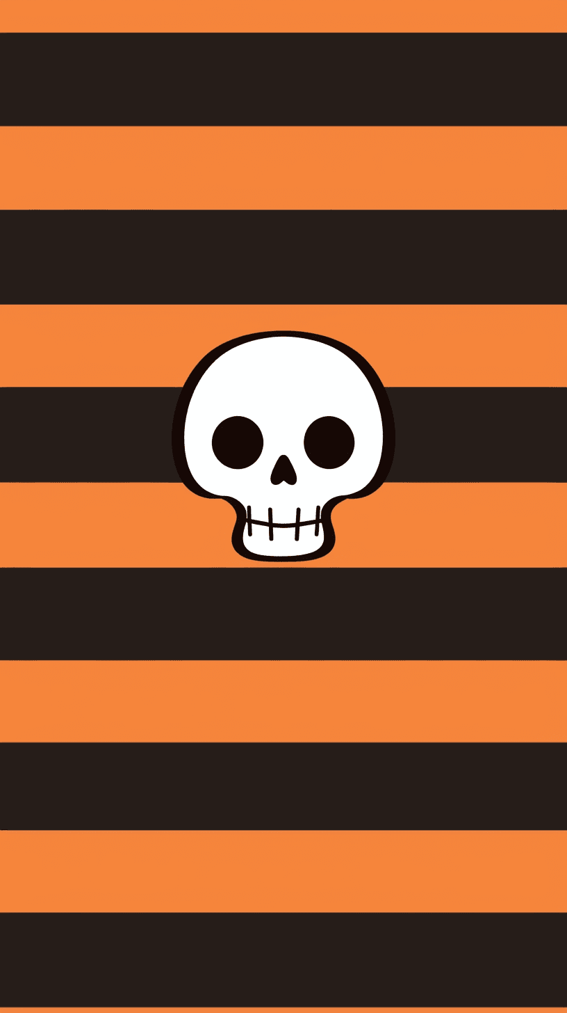 Halloween Skull Beats original repeating artwork