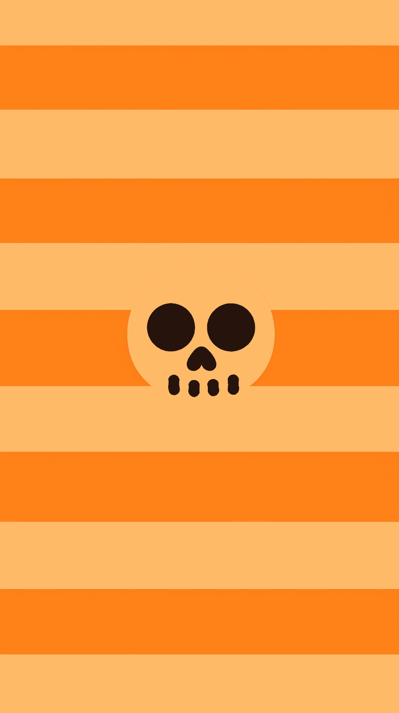 Halloween Skull Team original repeating artwork