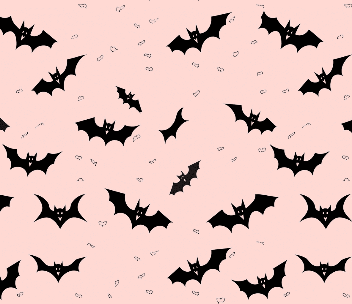 Halloween Bat Go original repeating artwork