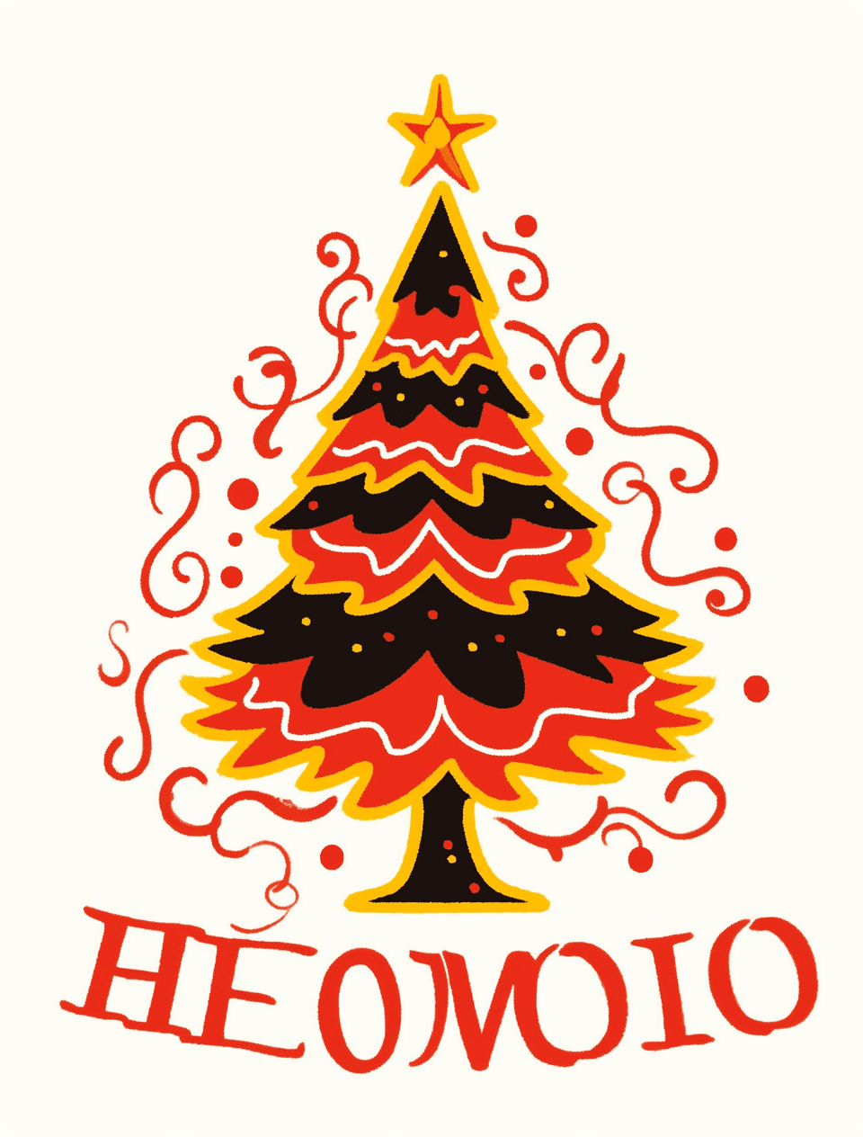 Christmas Tree 541 original repeating artwork
