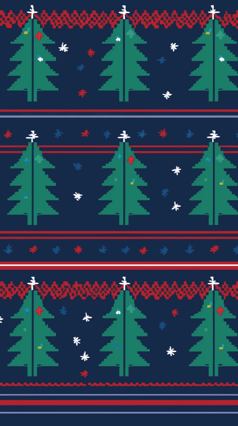 Christmas Tree 818 original repeating artwork