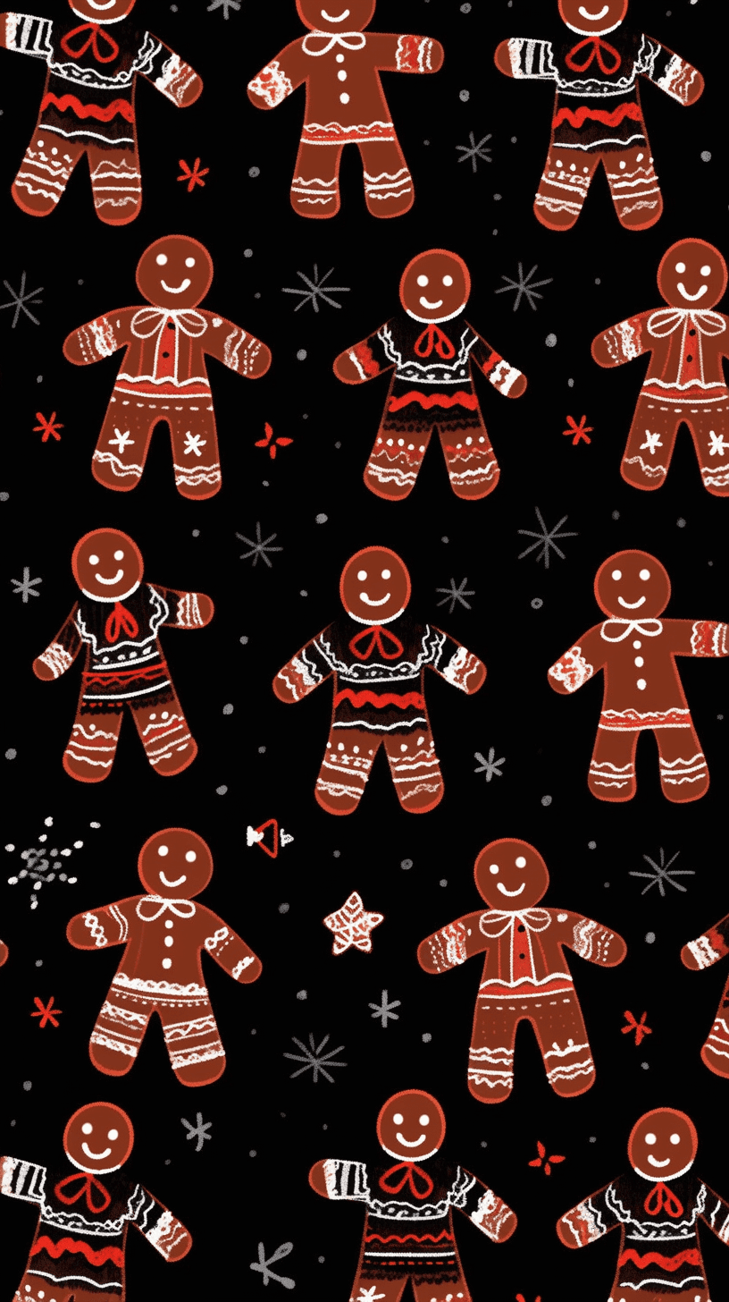 Christmas Design Track original repeating artwork