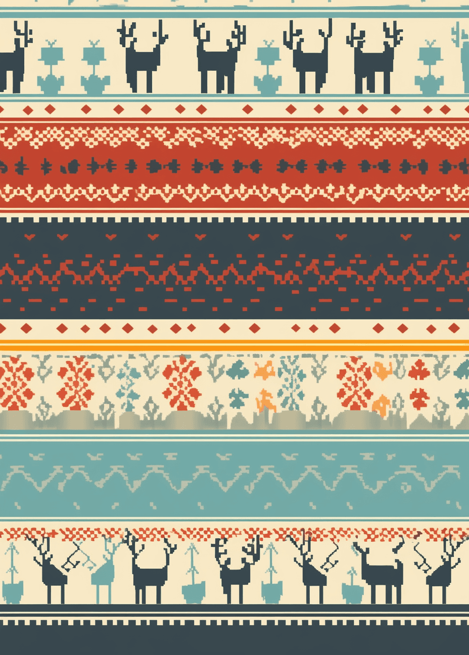 Christmas Design 007 original repeating artwork