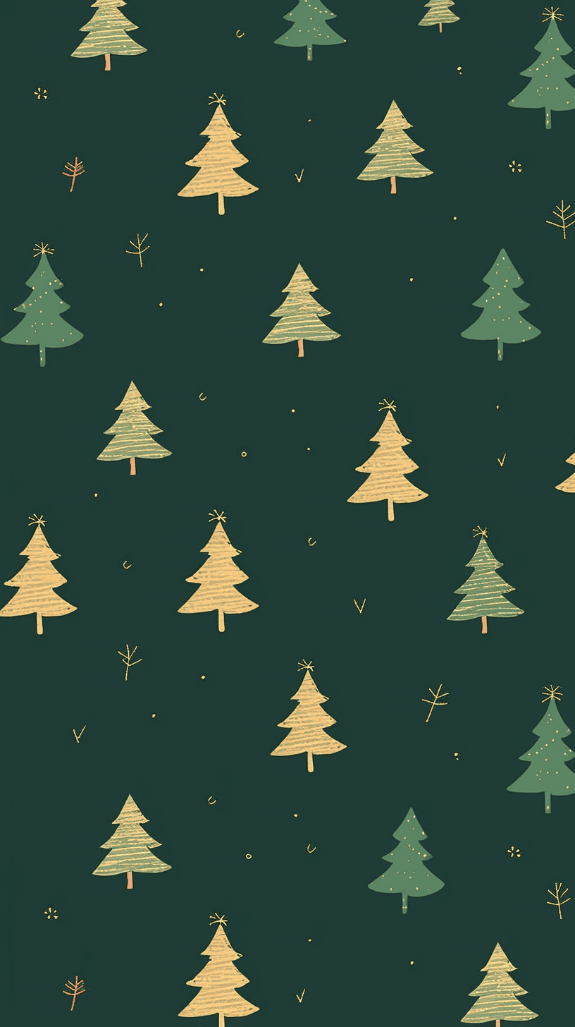Christmas Tree 465 original repeating artwork
