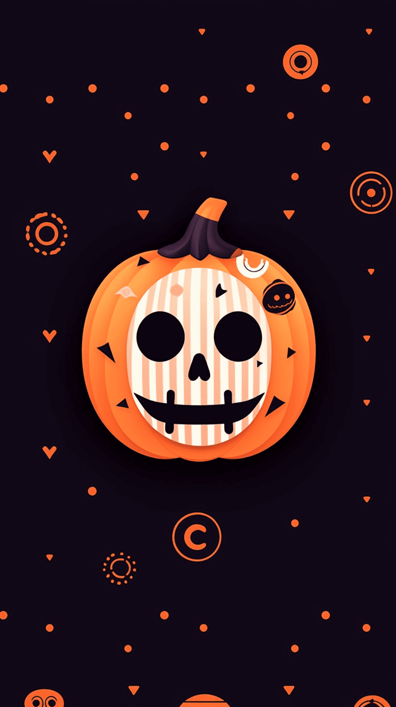 Halloween Pumpkin 119 original repeating artwork
