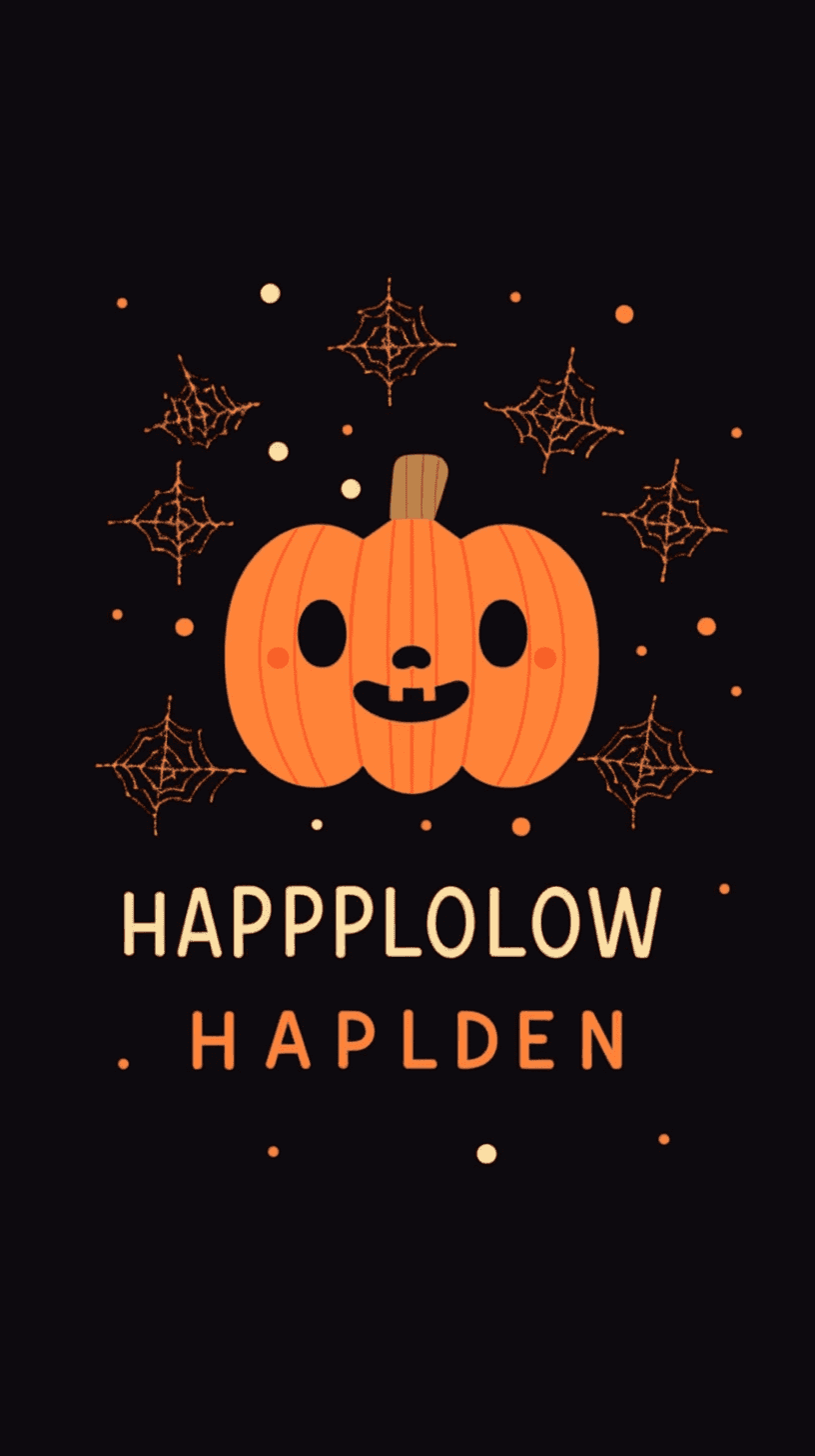 Halloween Pumpkin Flare original repeating artwork