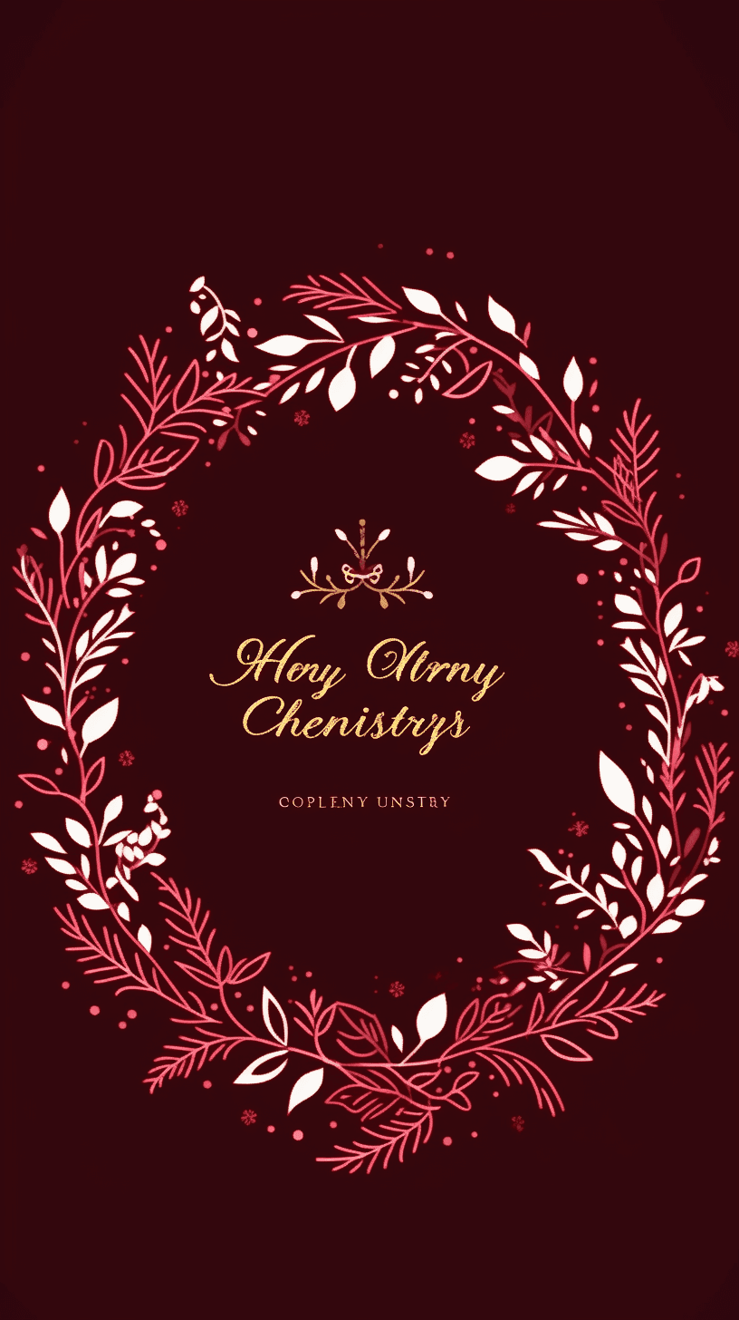 Christmas Wreath 258 original repeating artwork