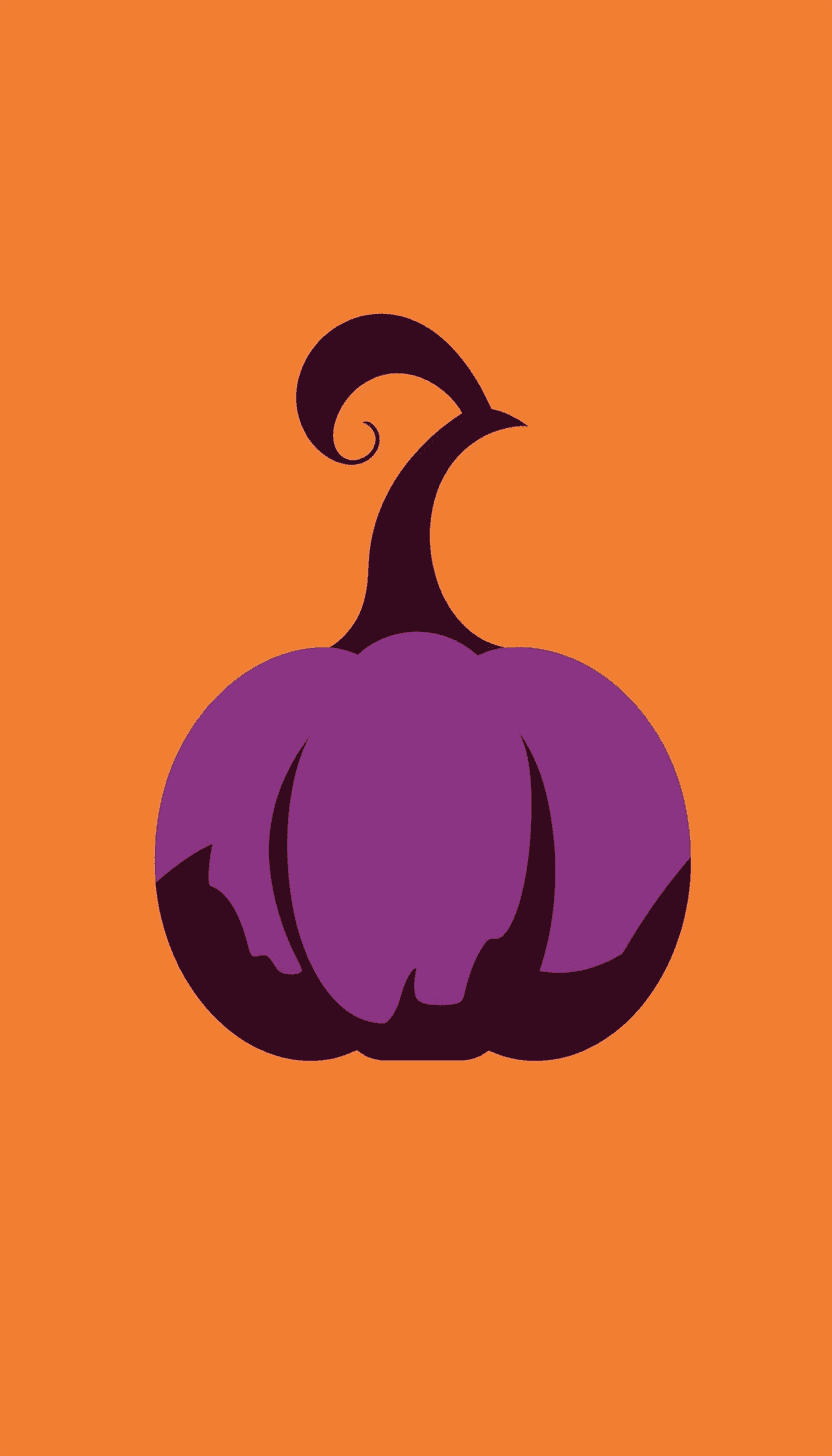 Halloween Pumpkin Bounce original repeating artwork