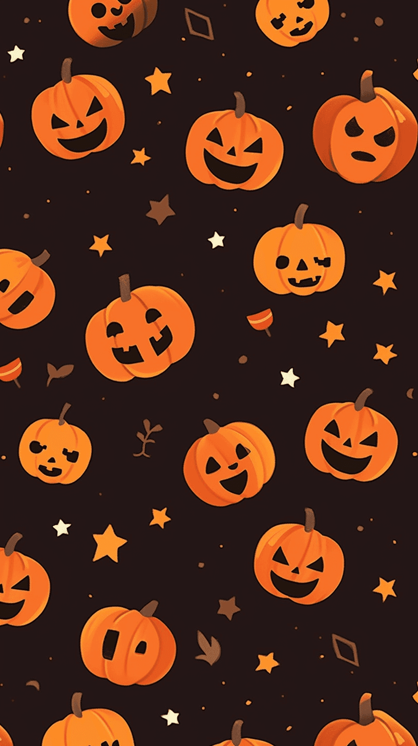 Halloween Pumpkin 199 original repeating artwork