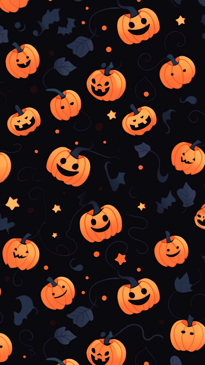 Halloween Pumpkin 279 original repeating artwork