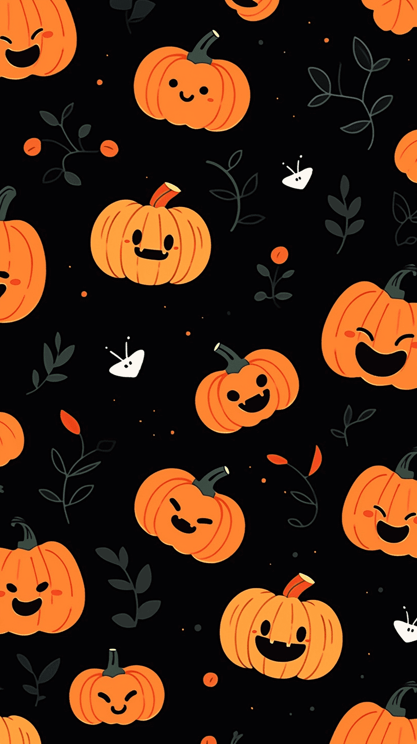 Halloween Pumpkin 480 original repeating artwork