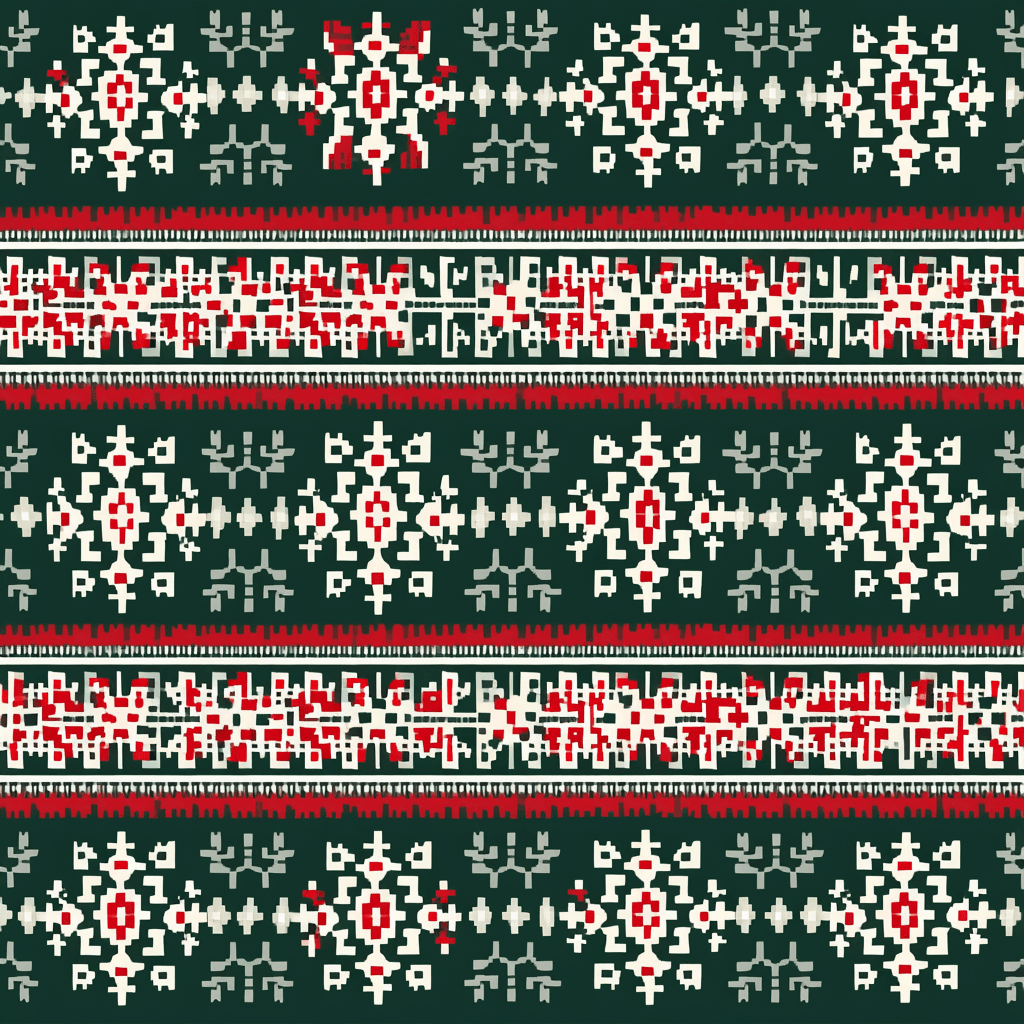 Christmas Snowflake Amber original repeating artwork