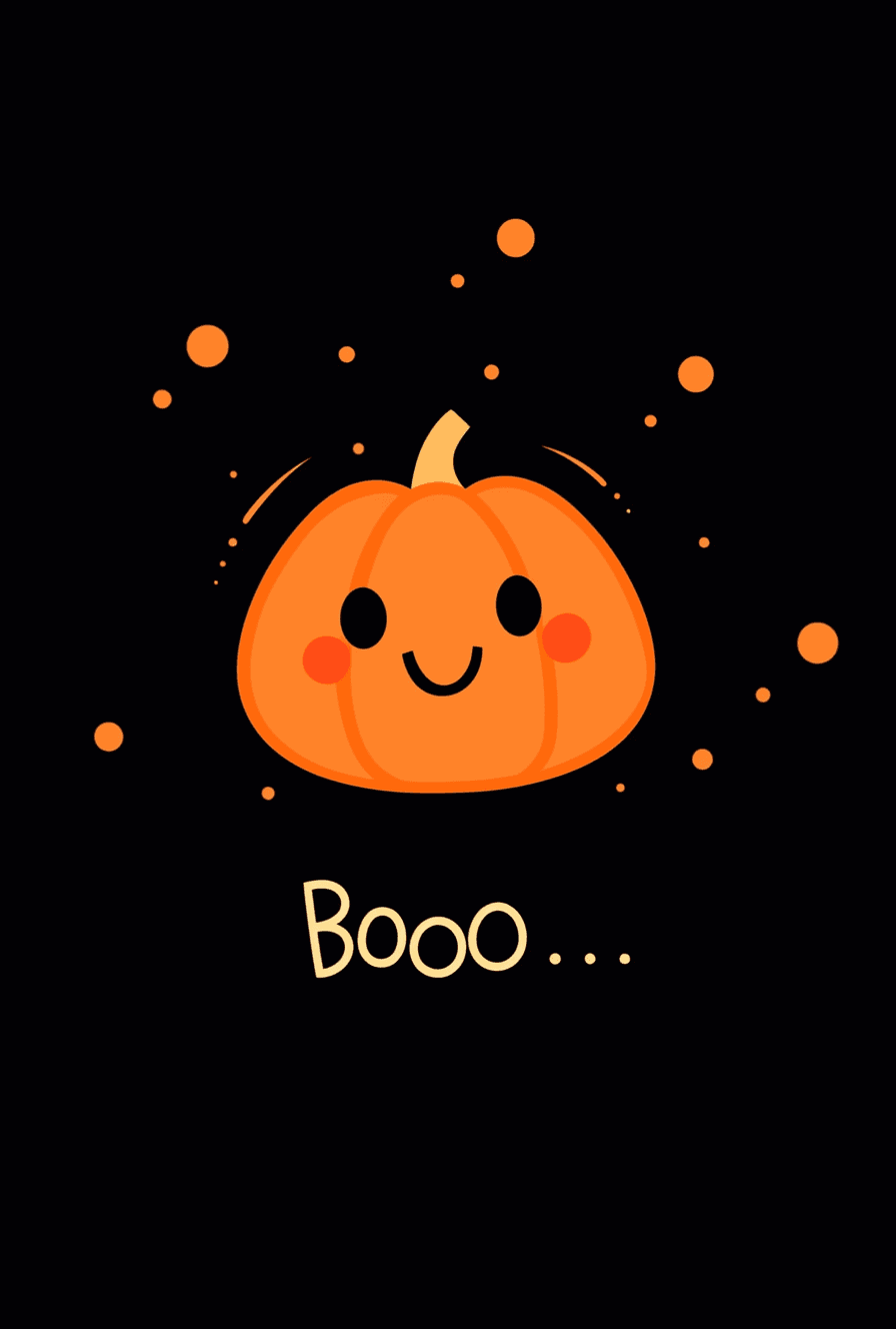 Halloween Pumpkin Bold original repeating artwork