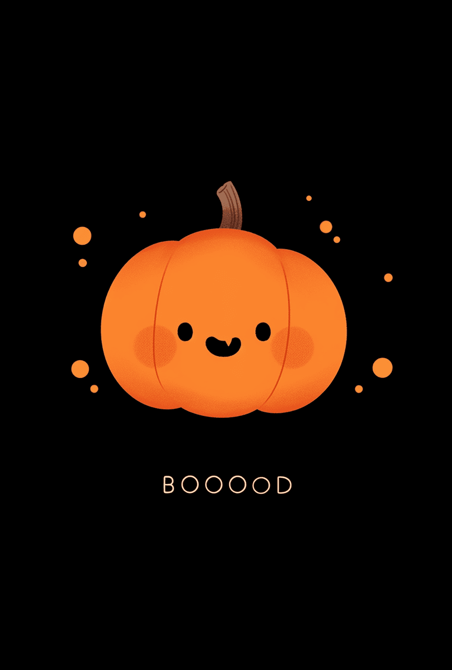 Halloween Pumpkin 038 original repeating artwork