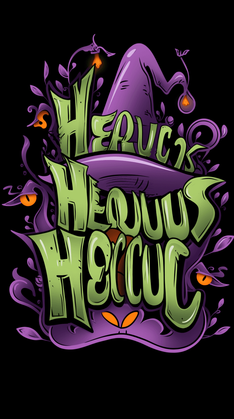Halloween Harbor original repeating artwork