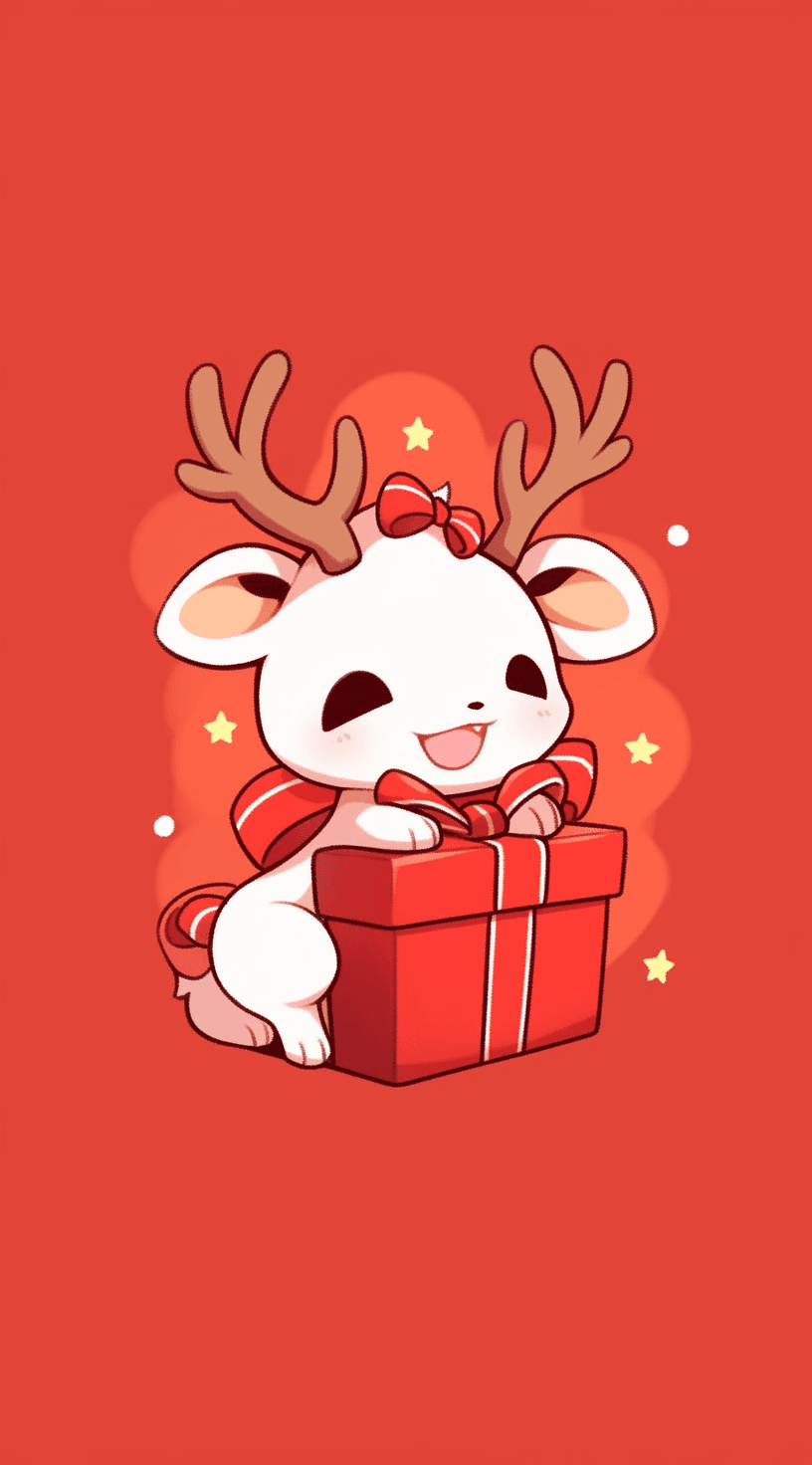 Christmas Reindeer Tone original repeating artwork