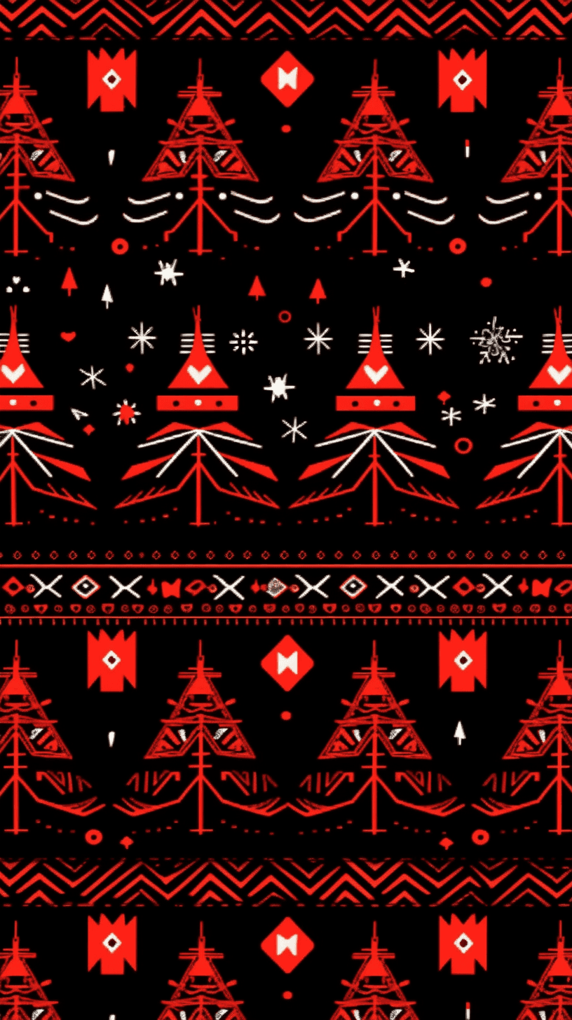 Christmas Tree 485 original repeating artwork