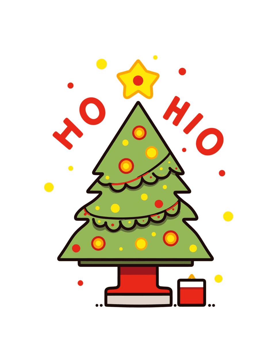 Christmas Tree 495 original repeating artwork