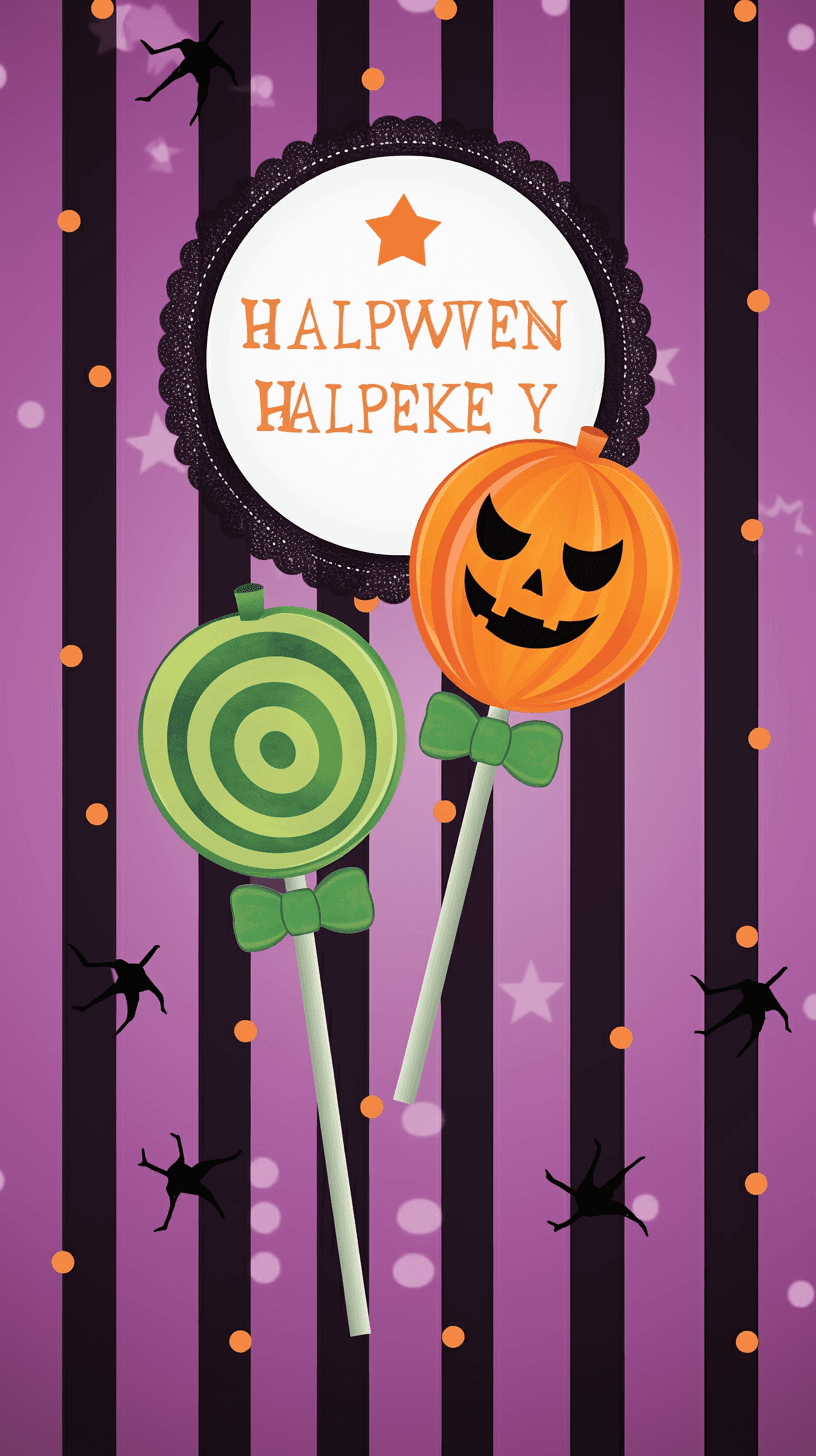 Halloween Bop original repeating artwork