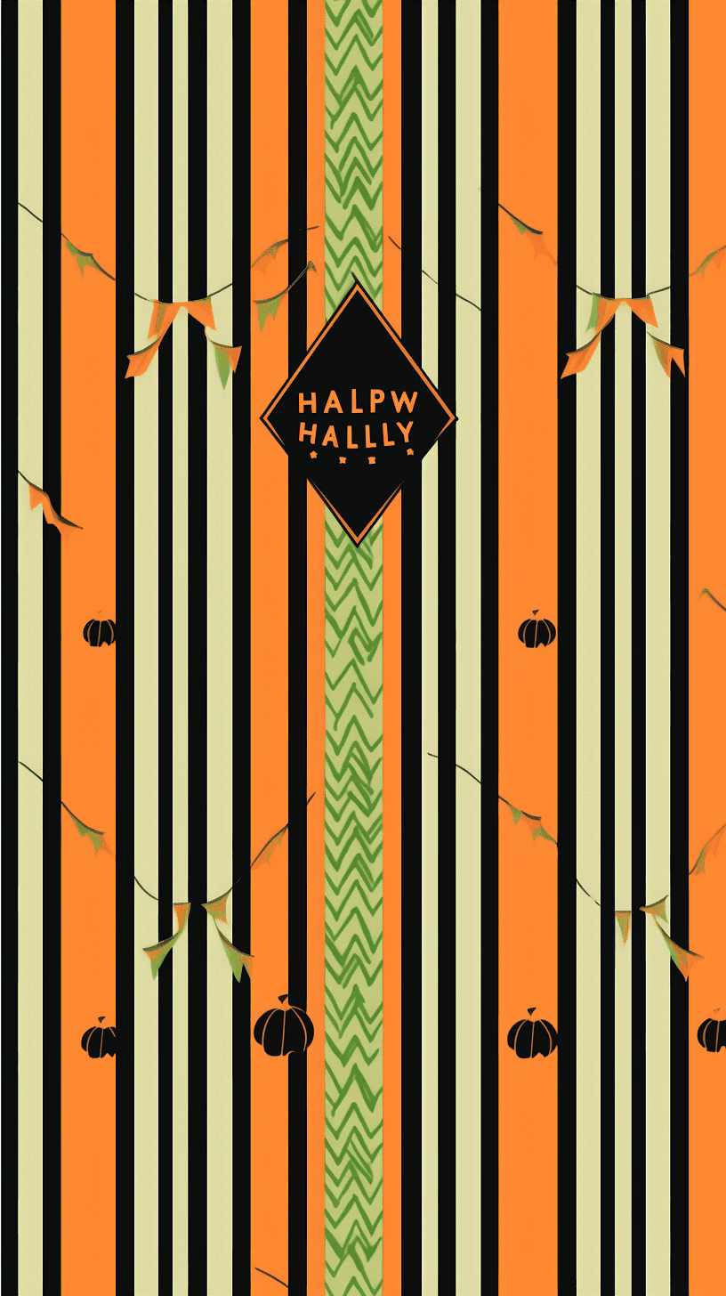 Halloween Road original repeating artwork