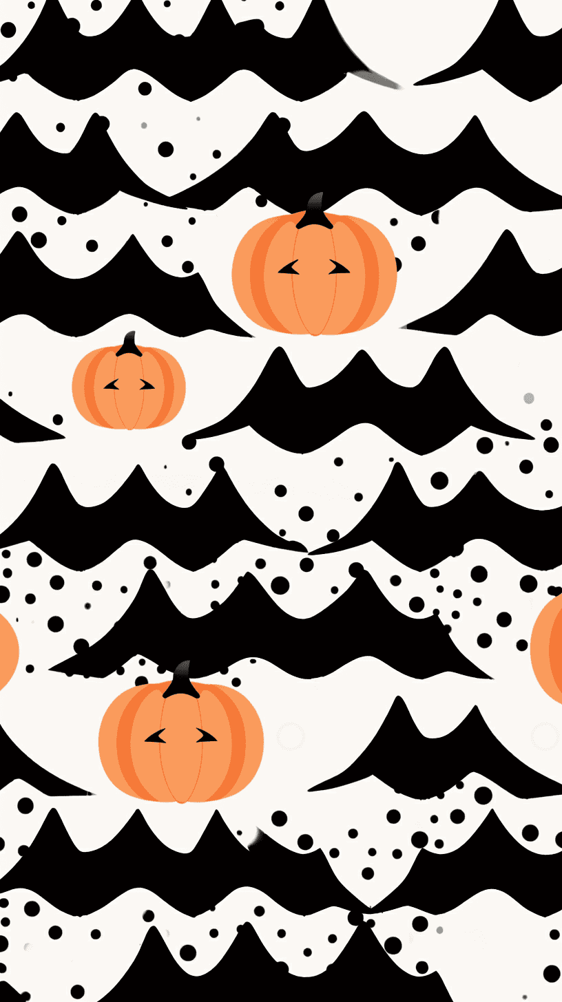 Halloween South original repeating artwork