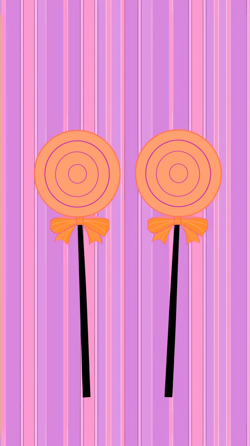 Halloween Lollipop Collective original repeating artwork