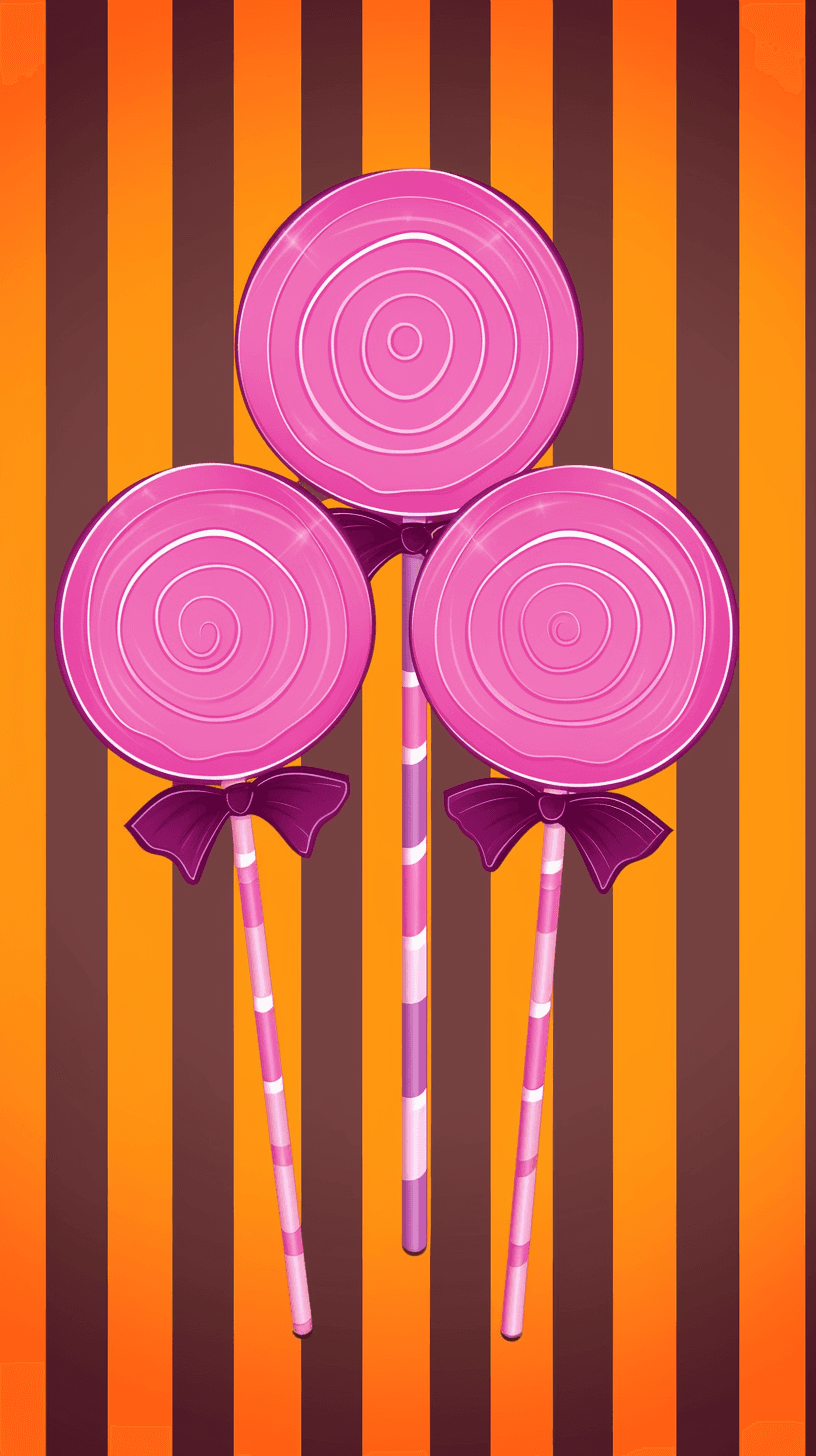 Halloween Lollipop original repeating artwork